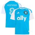 Youth Charlotte FC Ashley Westwood Blue 2026 Carolina Kit: Crowns Up Replica Jersey