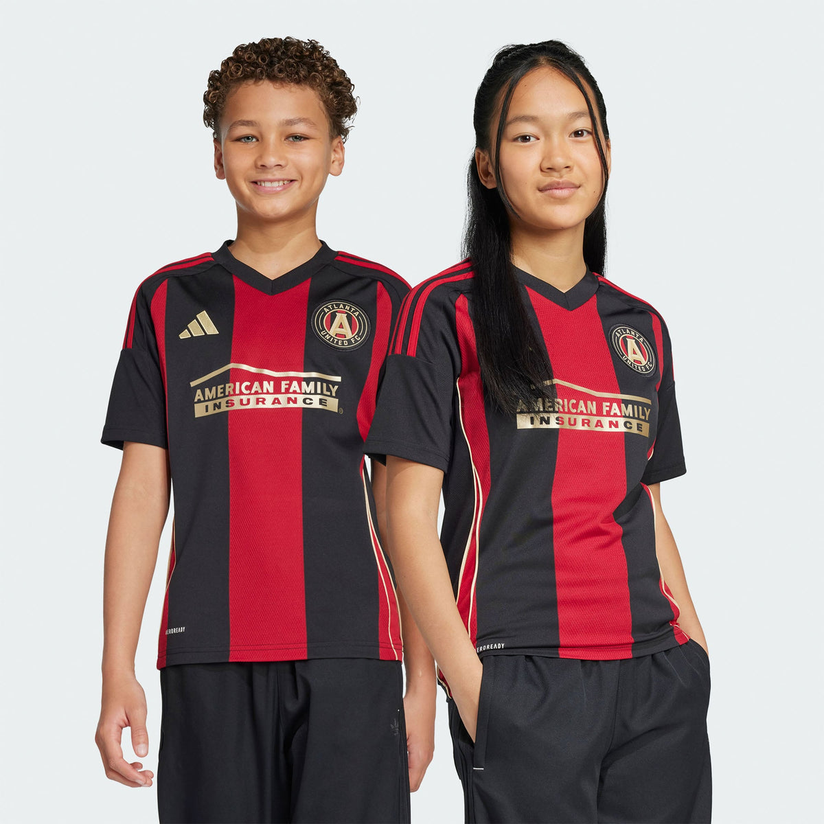 Youth Atlanta United FC Black 2025 The Connector Replica Jersey