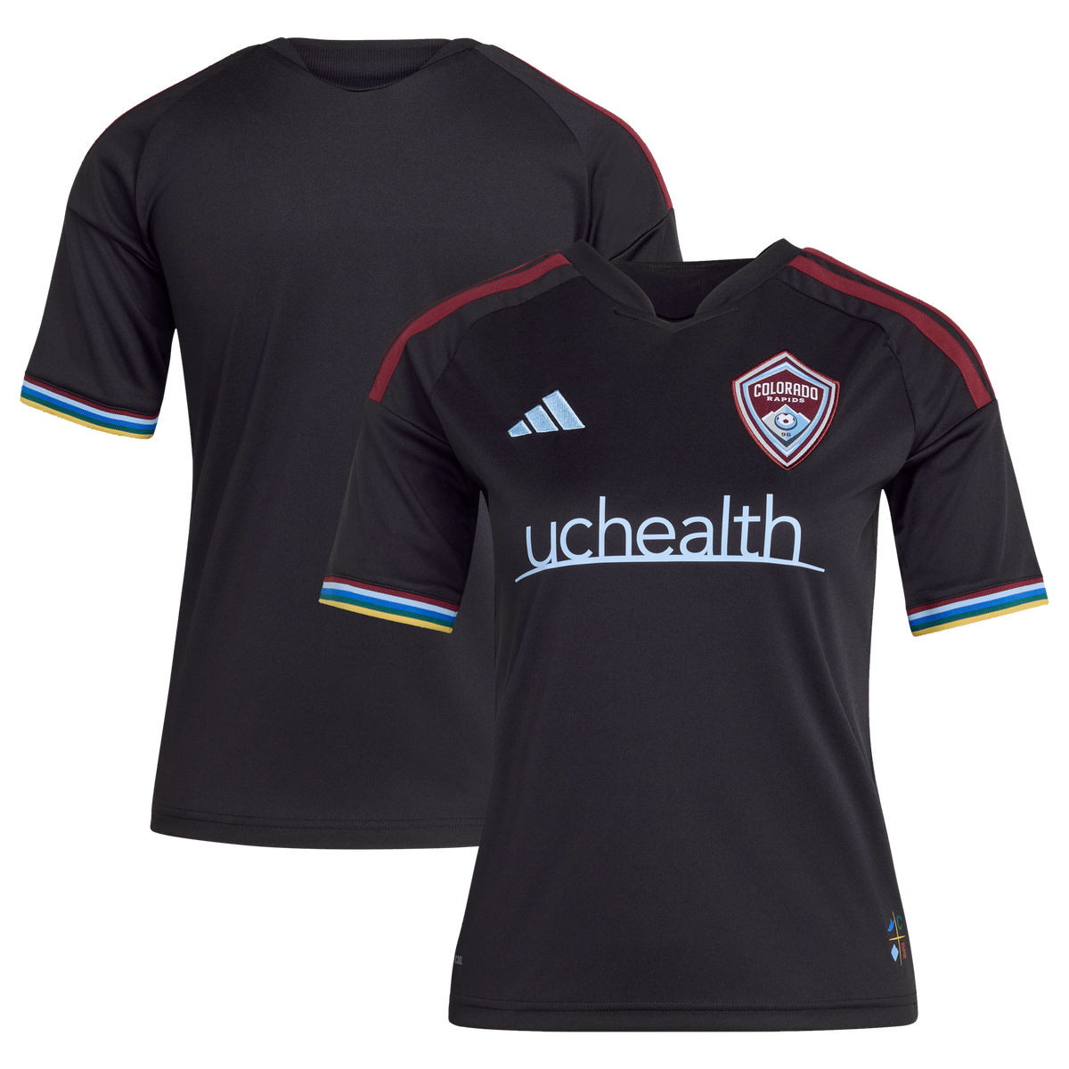 Youth Colorado Rapids Black 2026 Colorful Colorado Replica Jersey