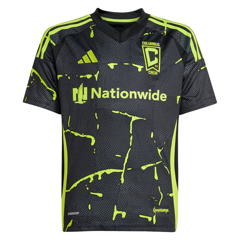 Youth Columbus Crew Black 2025 The Goosebumps Kit Replica Jersey