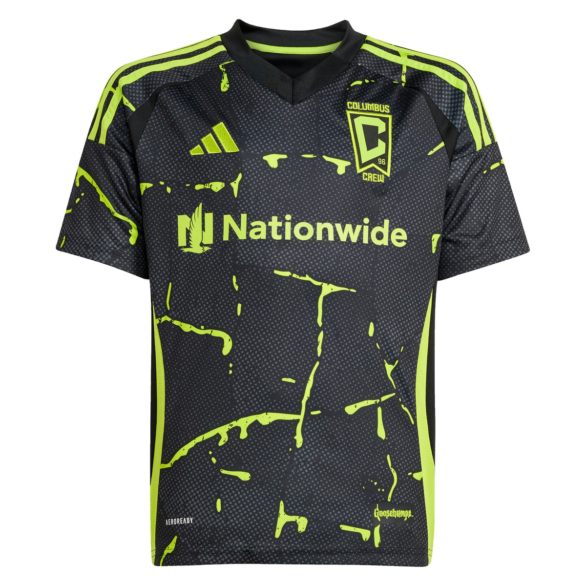 Youth Columbus Crew Black 2025 The Goosebumps Kit Replica Jersey