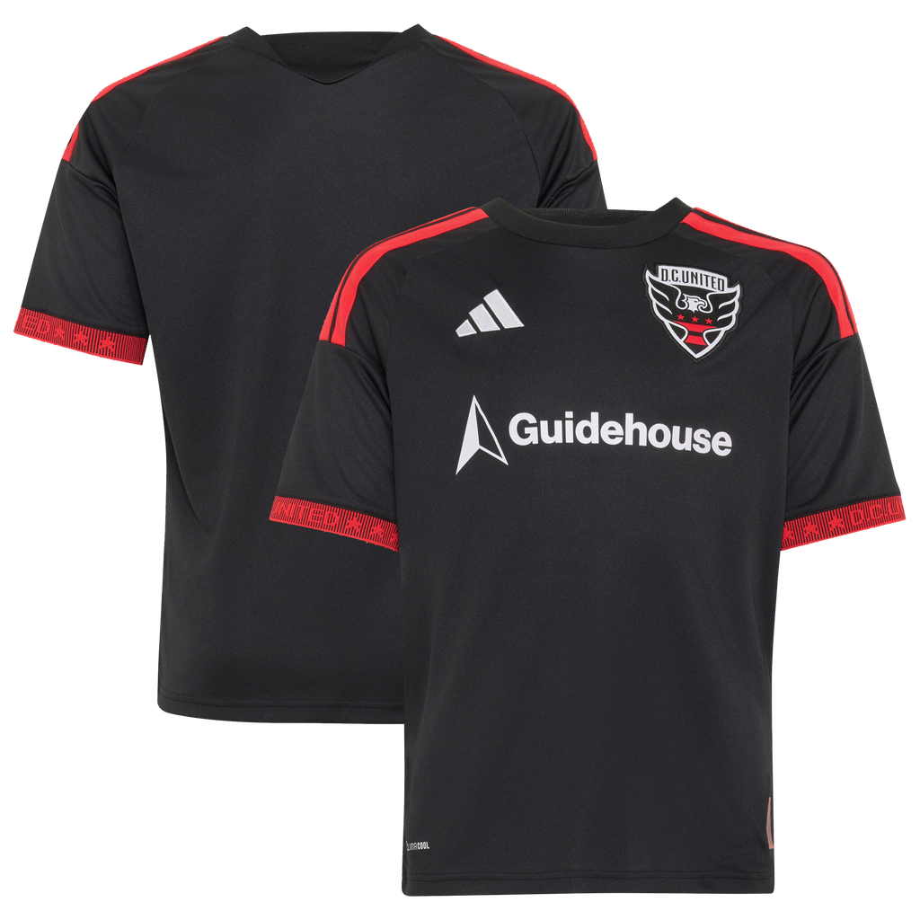 Youth D.C. United Black 2026 Black-and-Red Kit Replica Jersey