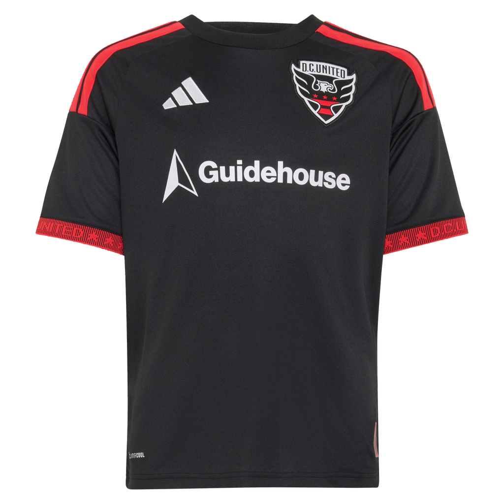 Youth D.C. United Black 2026 Black-and-Red Kit Replica Jersey