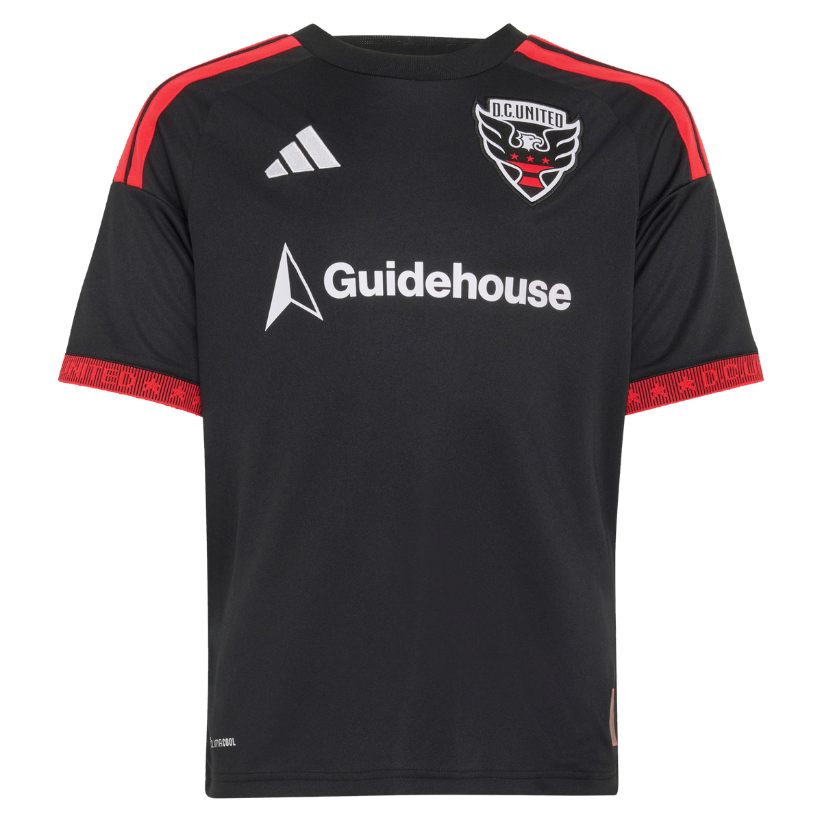 Youth D.C. United Black 2026 Black-and-Red Kit Replica Jersey