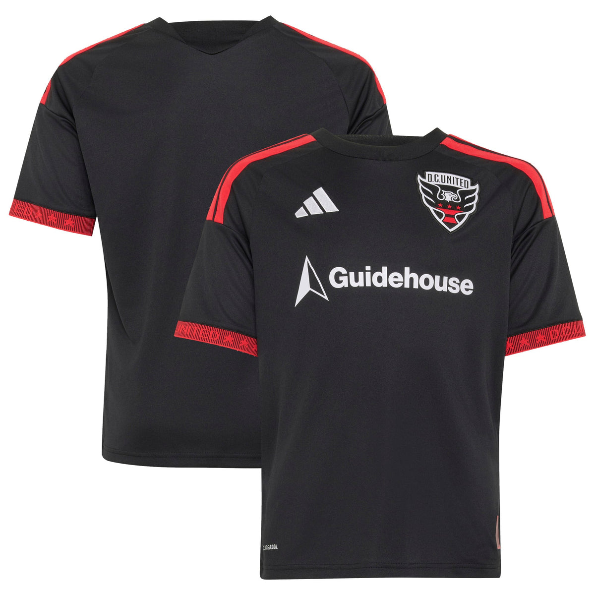 Youth D.C. United Black 2026 Black-and-Red Kit Replica Jersey
