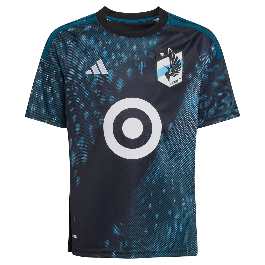 Youth Minnesota United FC Black 2026 The Decade Kit Replica Jersey