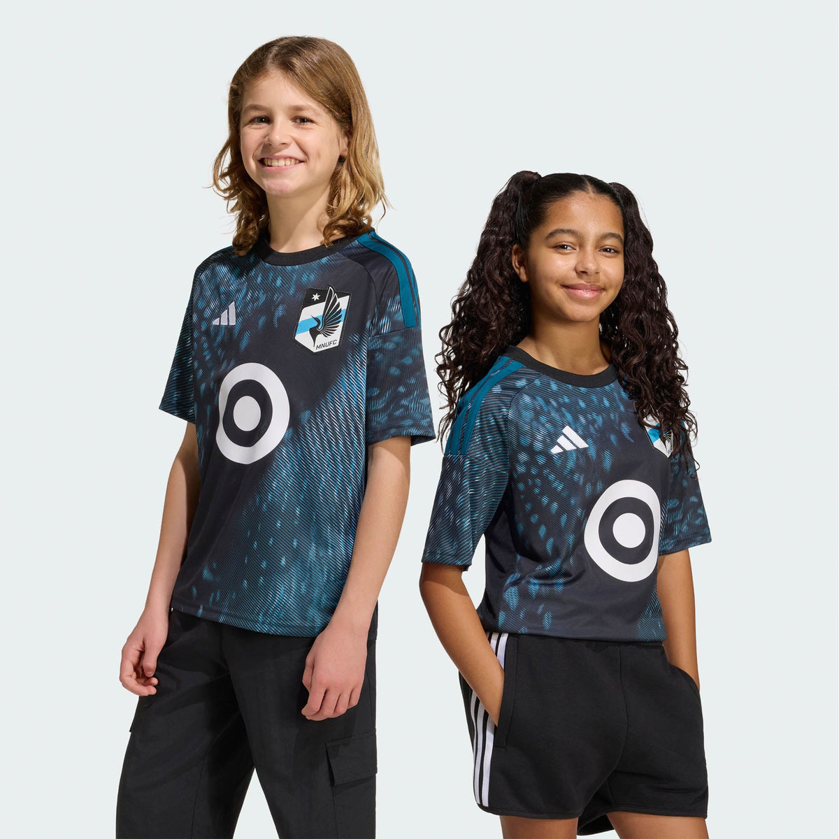 Youth Minnesota United FC Black 2026 The Decade Kit Replica Jersey