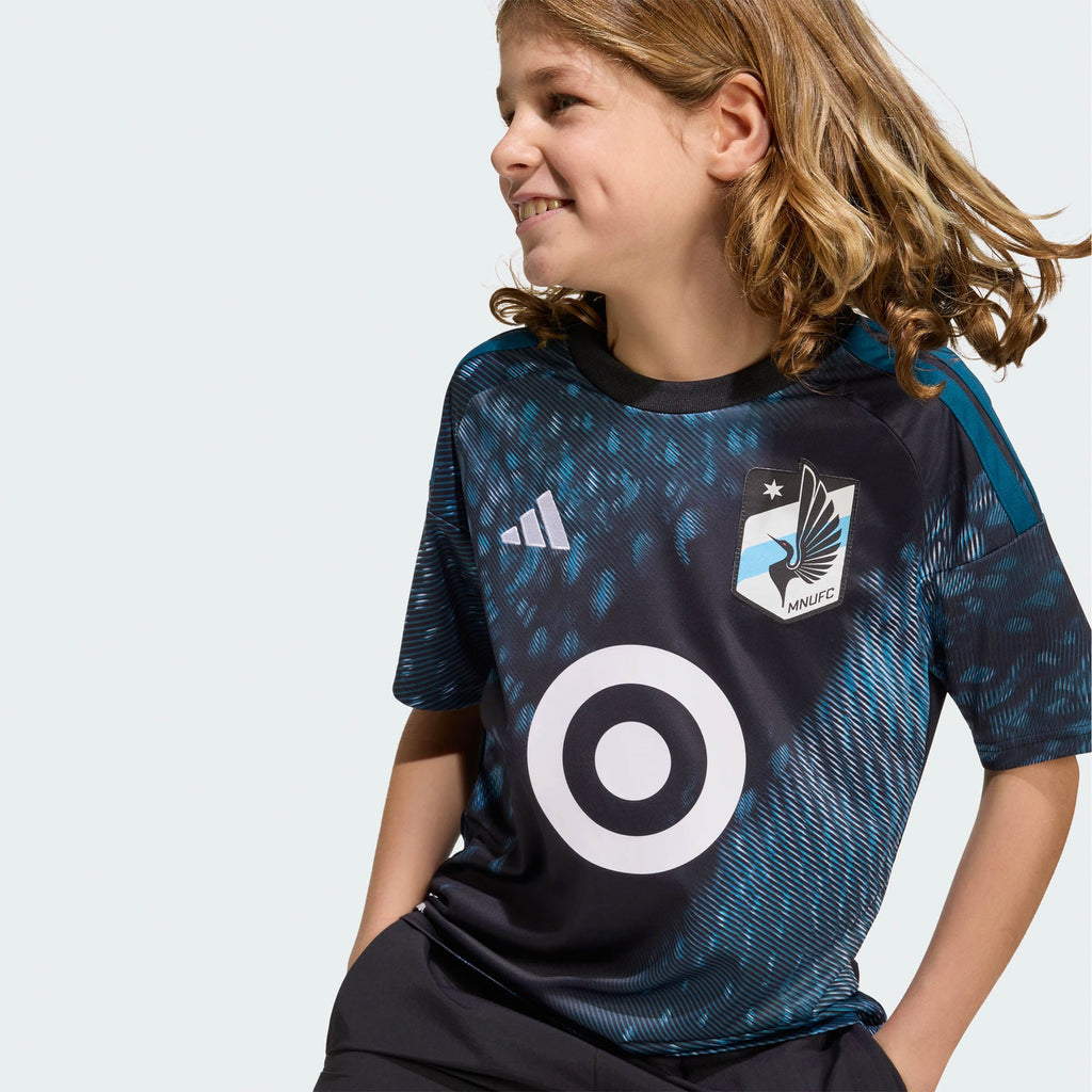 Youth Minnesota United FC Black 2026 The Decade Kit Replica Jersey