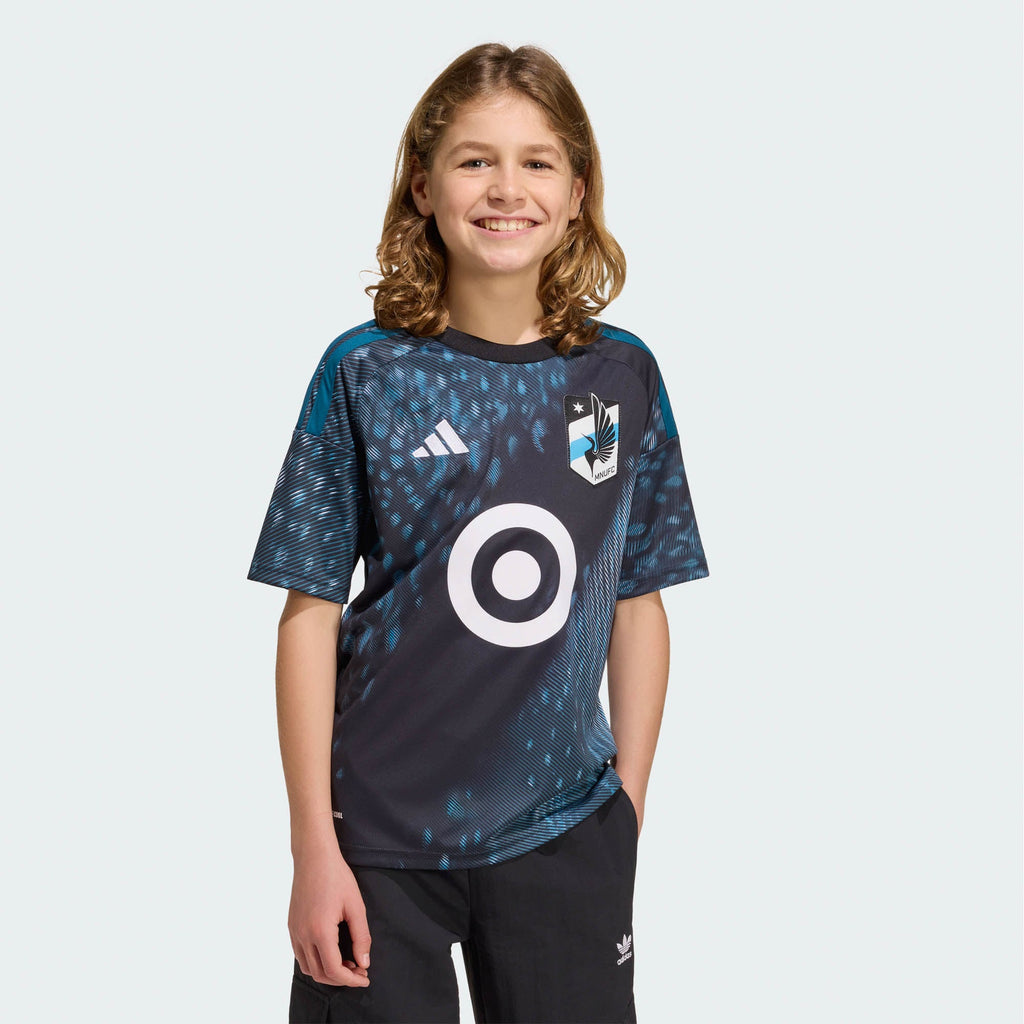 Youth Minnesota United FC Black 2026 The Decade Kit Replica Jersey