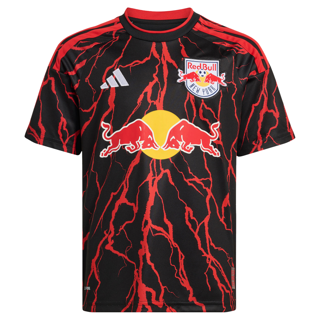 Youth New York Red Bulls Black 2026 The Rooted Kit Replica Jersey