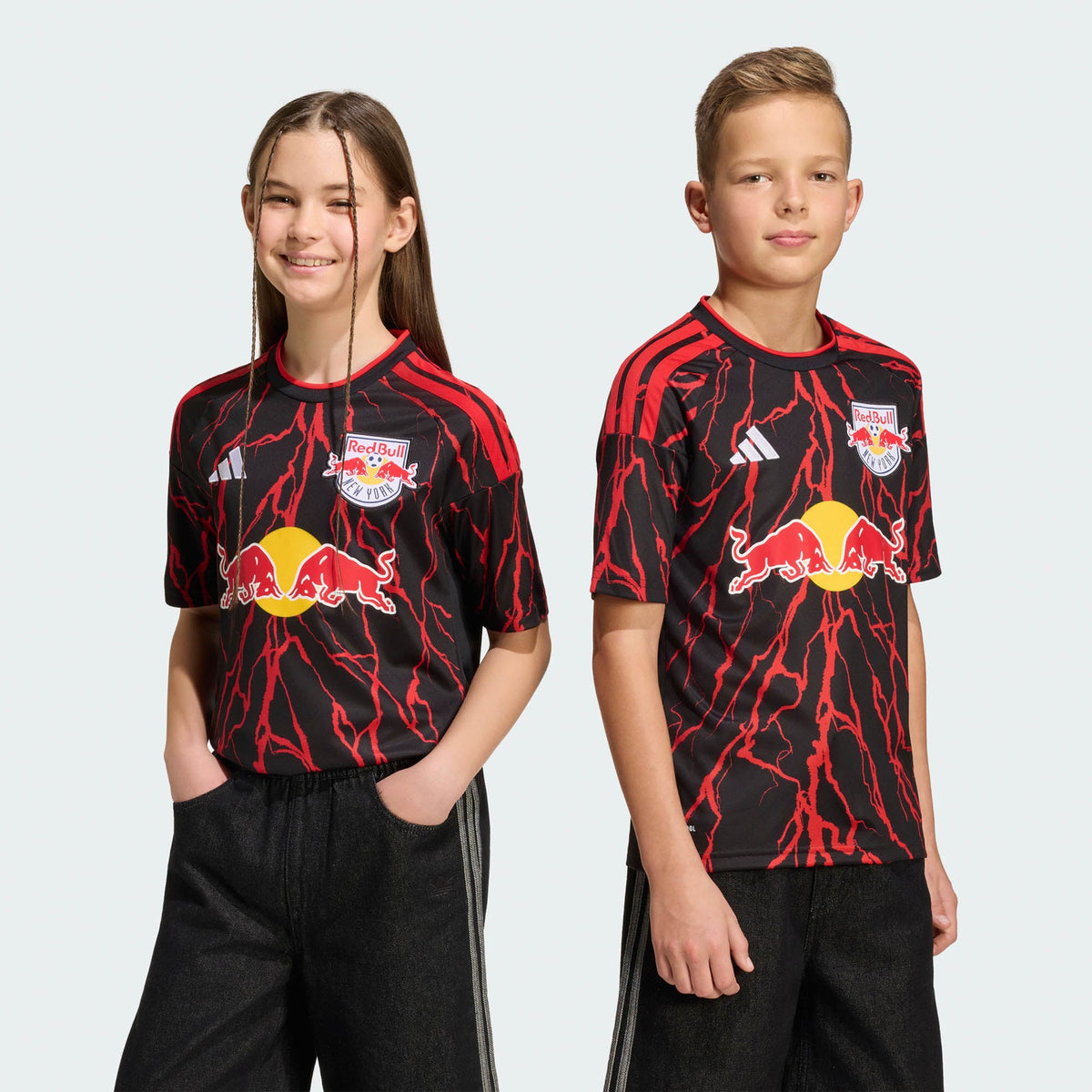 Youth New York Red Bulls Black 2026 The Rooted Kit Replica Jersey