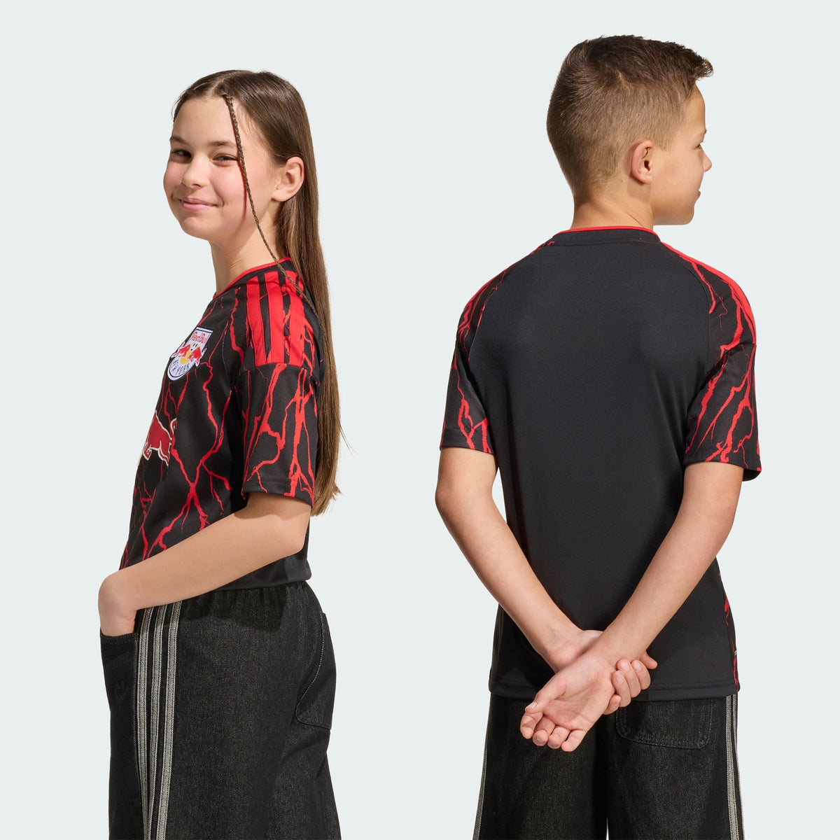 Youth New York Red Bulls Black 2026 The Rooted Kit Replica Jersey