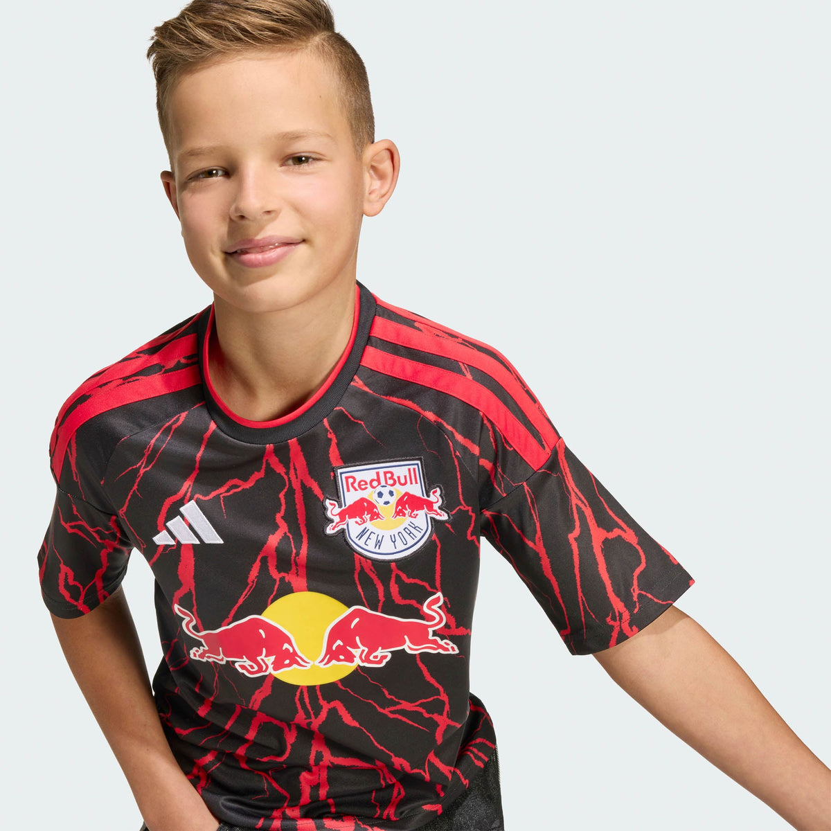 Youth New York Red Bulls Black 2026 The Rooted Kit Replica Jersey