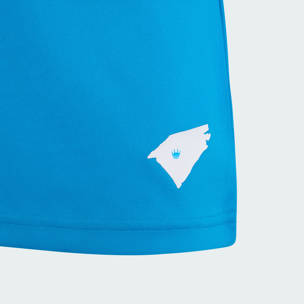 Youth Charlotte FC Blue 2026 Carolina Kit: Crowns Up Replica Jersey