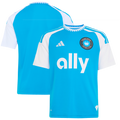Youth Charlotte FC Blue 2026 Carolina Kit: Crowns Up Replica Jersey