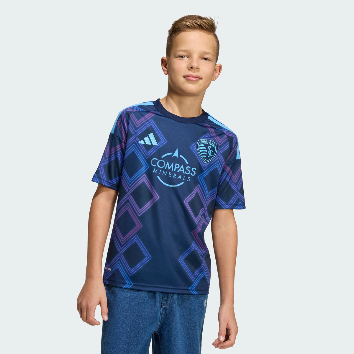 Youth Sporting Kansas City Blue 2026 The 18th & Vine Kit Replica Jersey
