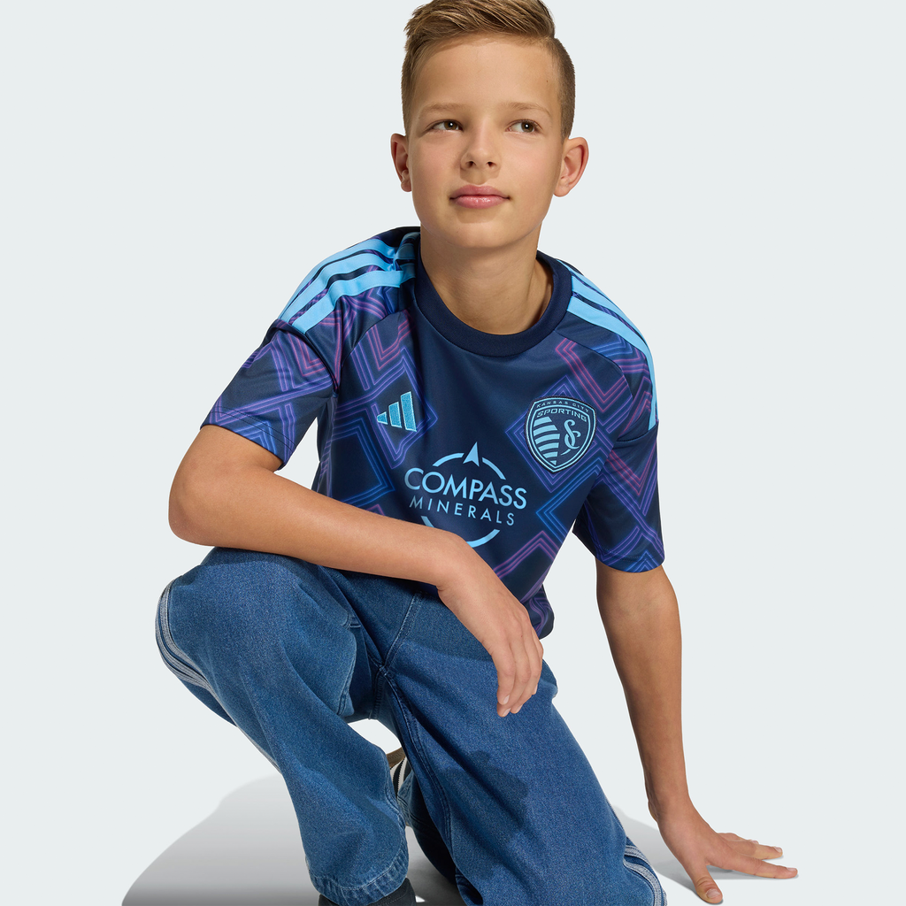 Youth Sporting Kansas City Blue 2026 The 18th & Vine Kit Replica Jersey