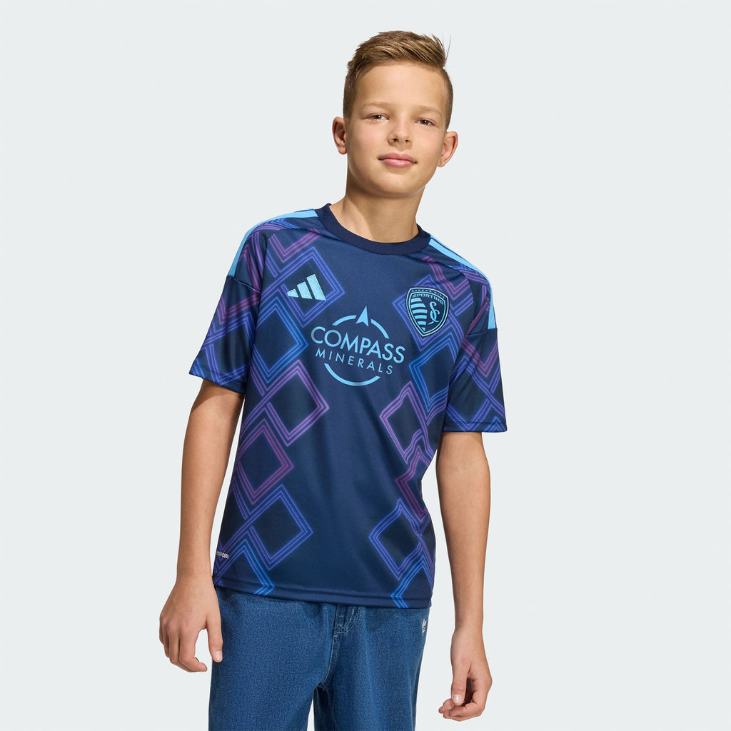 Youth Sporting Kansas City Blue 2026 The 18th & Vine Kit Replica Jersey