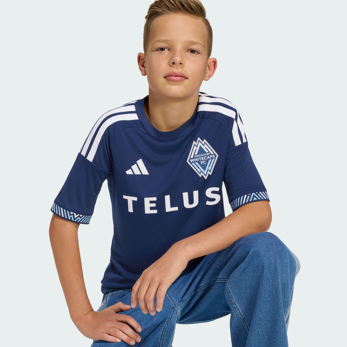 Youth Vancouver Whitecaps FC Blue 2026 The Coastal Jersey Replica Jersey
