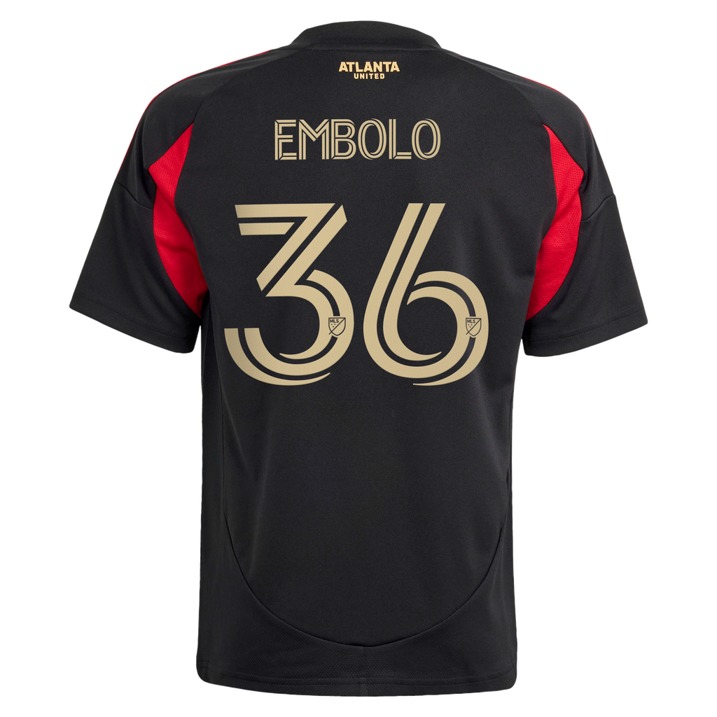 Youth Atlanta United FC Breel Embolo Black 2025 The Connector Replica Jersey