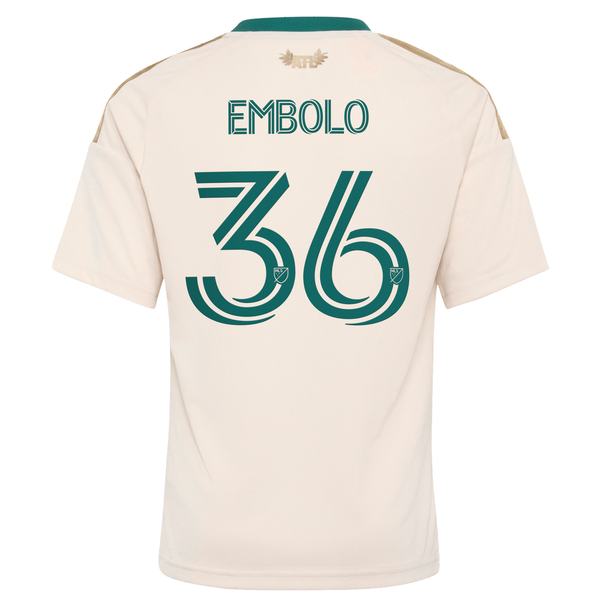 Youth Atlanta United FC Breel Embolo Tan 2026 Spirit of '96 Replica Jersey