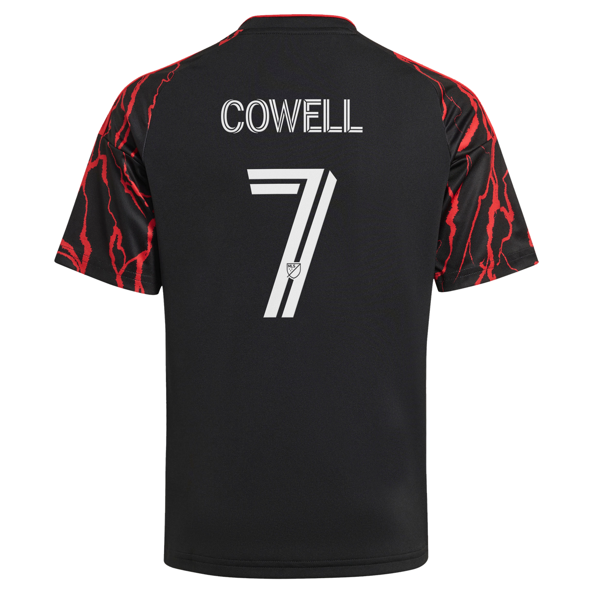 Youth New York Red Bulls Cade Cowell Black 2026 The Rooted Kit Replica Jersey
