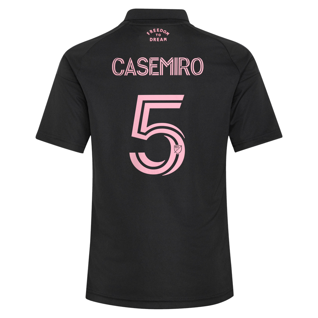 Youth Inter Miami CF Casemiro Black 2026 Presagio Replica Jersey