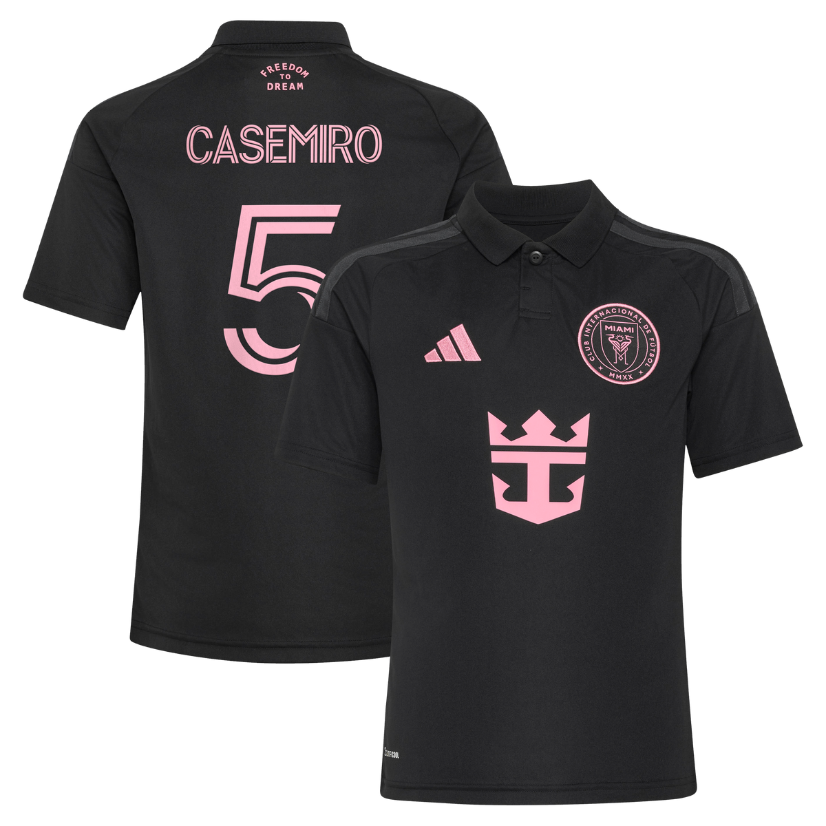 Youth Inter Miami CF Casemiro Black 2026 Presagio Replica Jersey