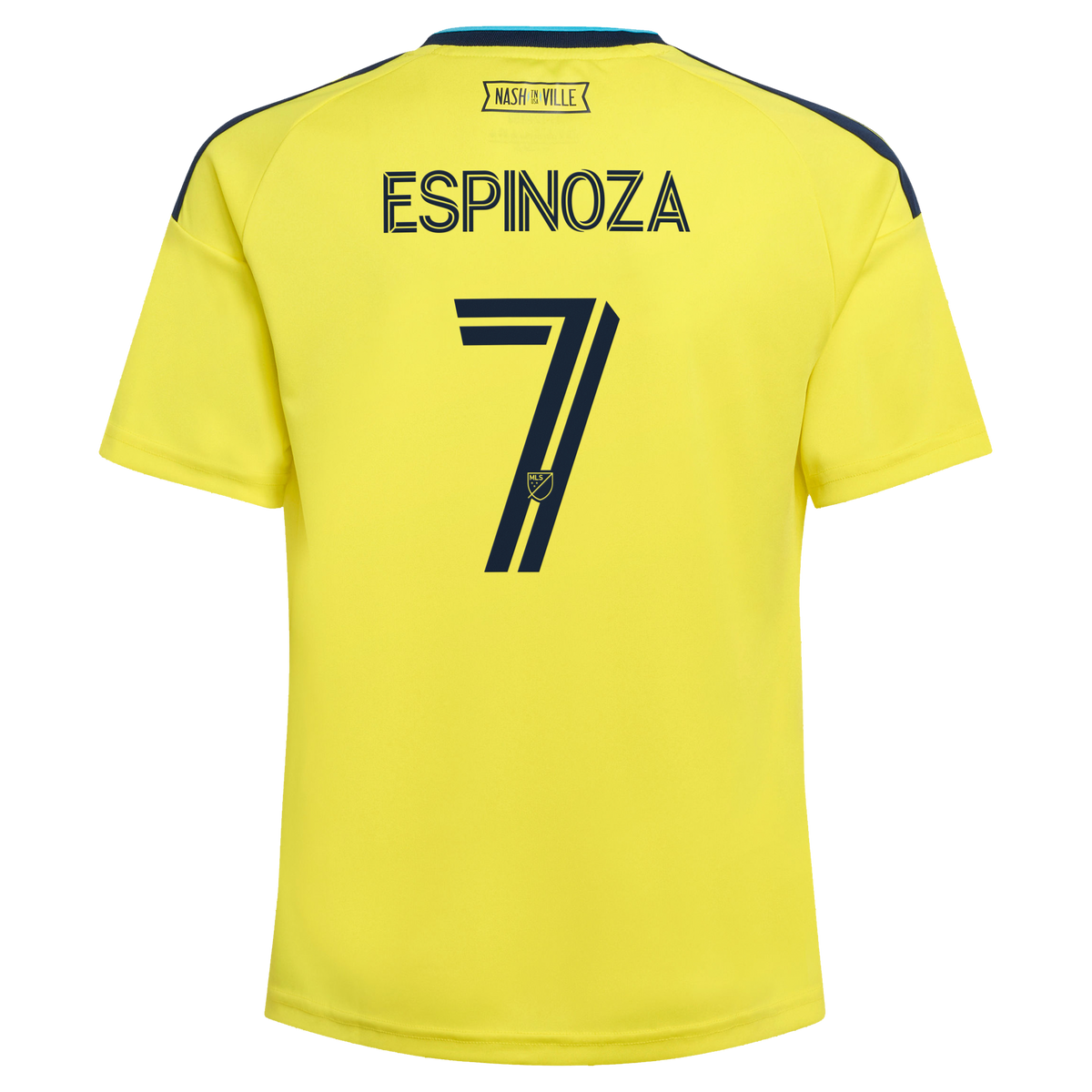 Youth Nashville SC Cristian Espinoza Yellow 2026 The Reverb Kit Replica Jersey