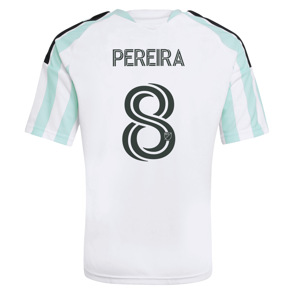 Youth Austin FC Daniel Pereira White 2026 The Rooted Kit Replica Jersey