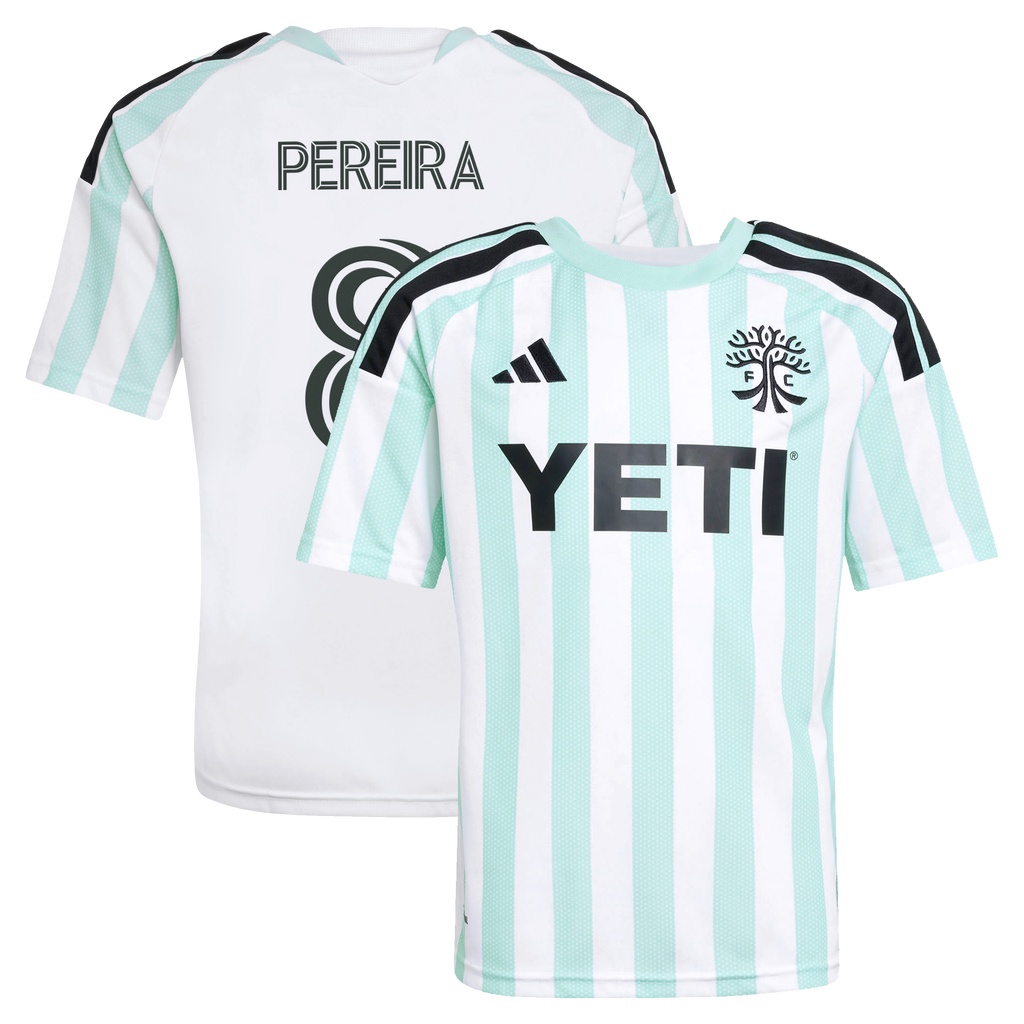 Youth Austin FC Daniel Pereira White 2026 The Rooted Kit Replica Jersey