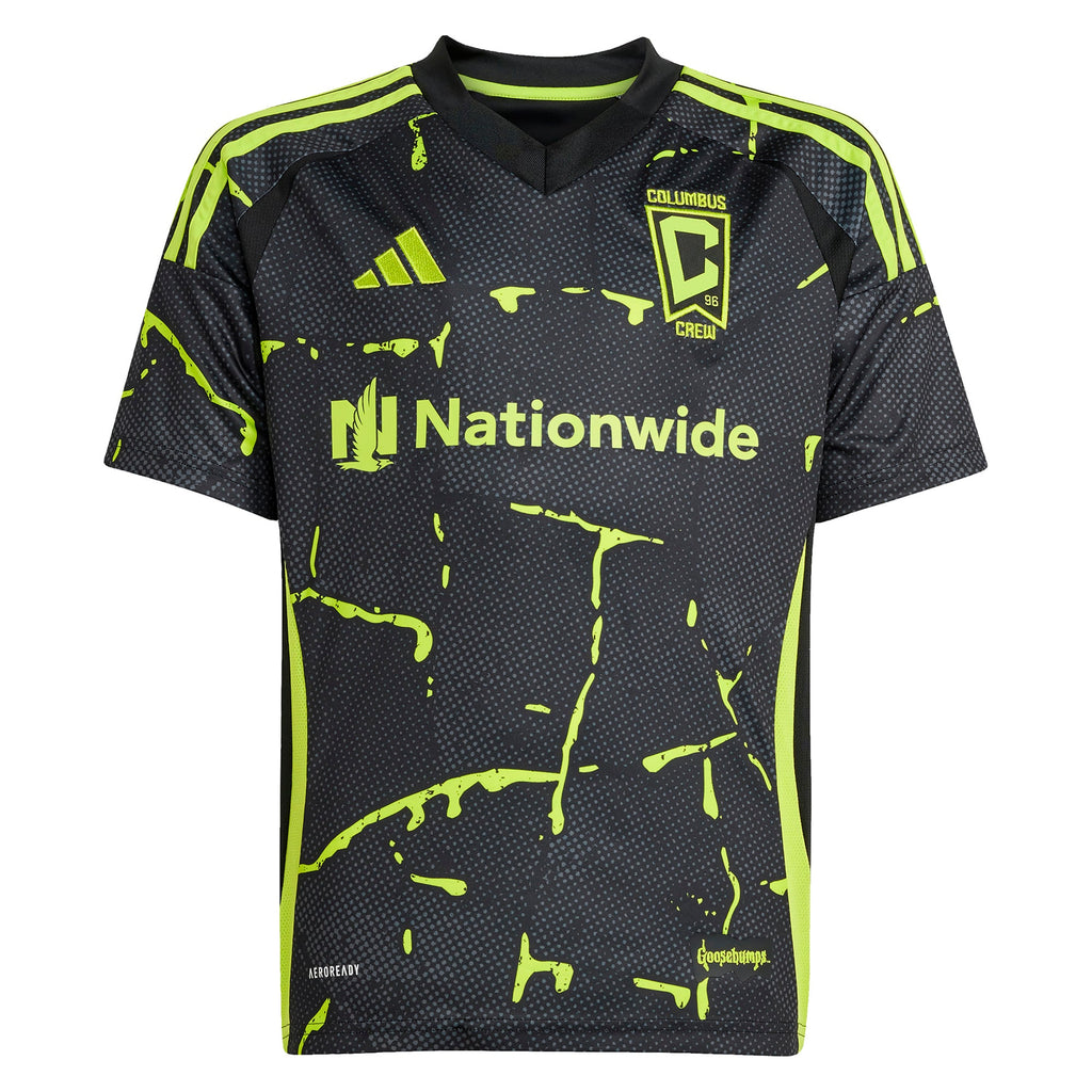 Youth Columbus Crew Darlington Nagbe Black 2025 The Goosebumps Kit Replica Player Jersey