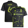 Youth Columbus Crew Darlington Nagbe Black 2025 The Goosebumps Kit Replica Player Jersey