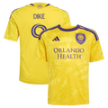 Youth Orlando City SC Daryl Dike Yellow 2026 Sunken Treasure Kit Secondary Replica Jersey