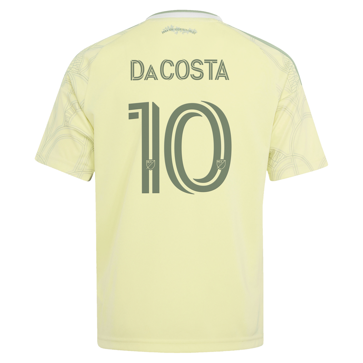 Youth Portland Timbers David Da Costa Yellow 2026 Civic Stadium Kit Replica Jersey