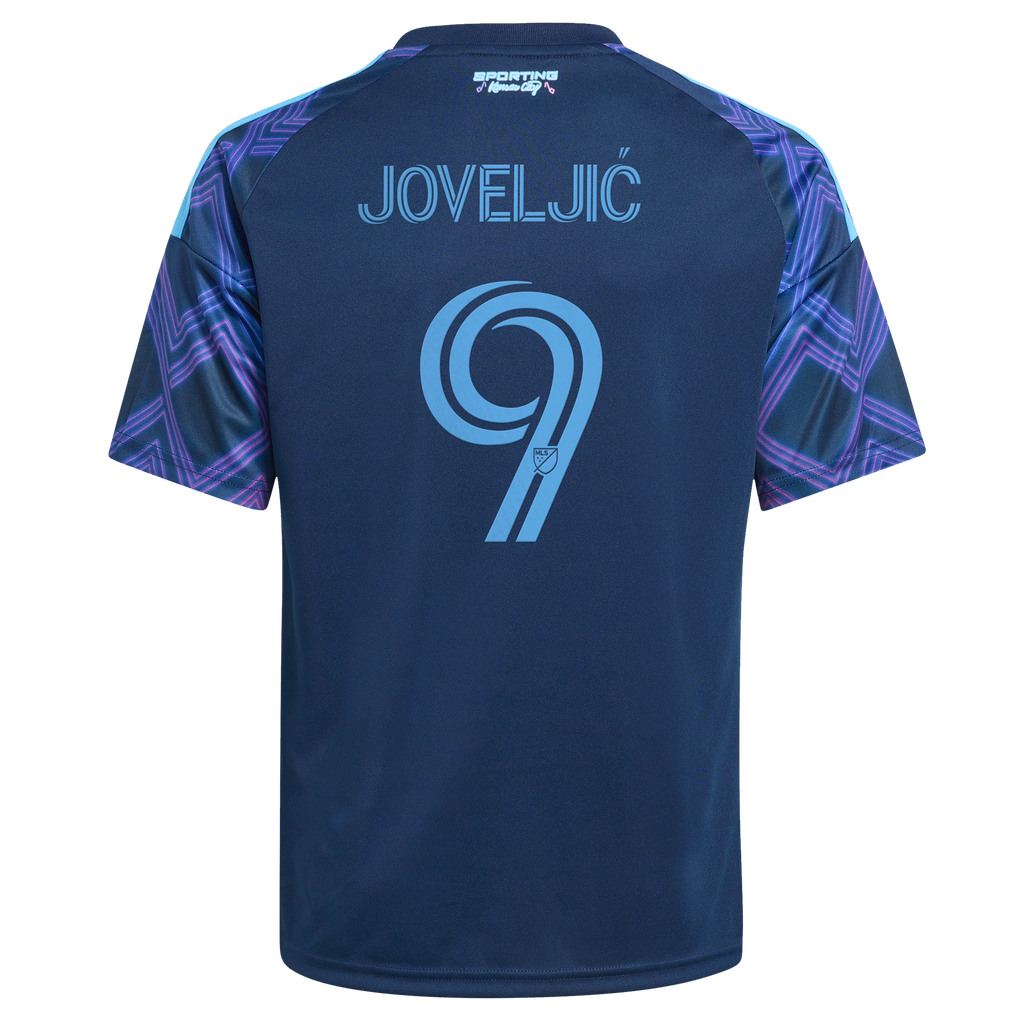 Youth Sporting Kansas City Dejan Joveljic Blue 2026 The 18th & Vine Kit Replica Jersey