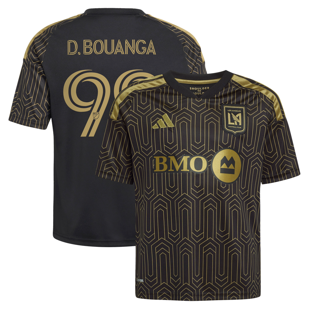 Youth LAFC Denis Bouanga Black 2026 Primary Kit Replica Jersey