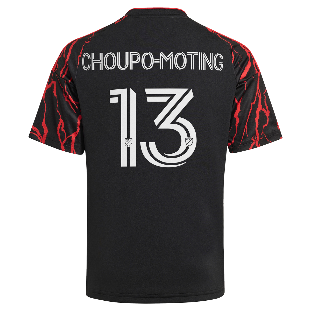 Youth New York Red Bulls Eric Maxim Choupo-Moting Black 2026 The Rooted Kit Replica Jersey
