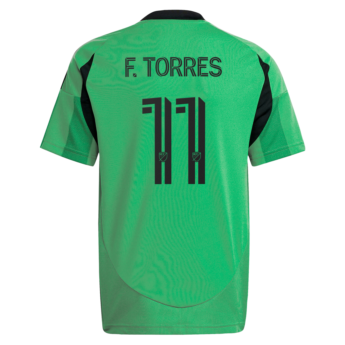 Youth Austin FC Facundo Torres Green 2025 The Heartbeat Kit Replica Jersey