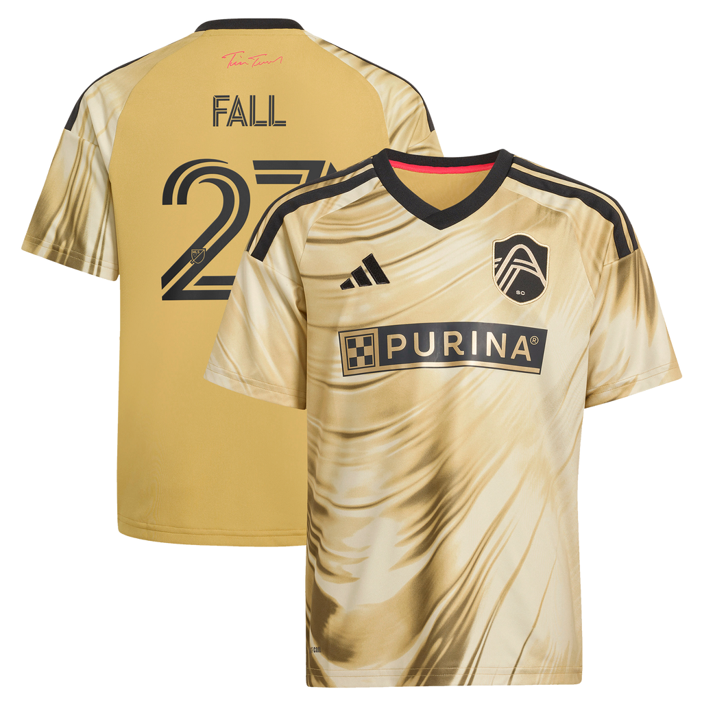 Youth St. Louis CITY SC Fallou Fall Yellow 2026 The Tina Turner Kit Replica Jersey