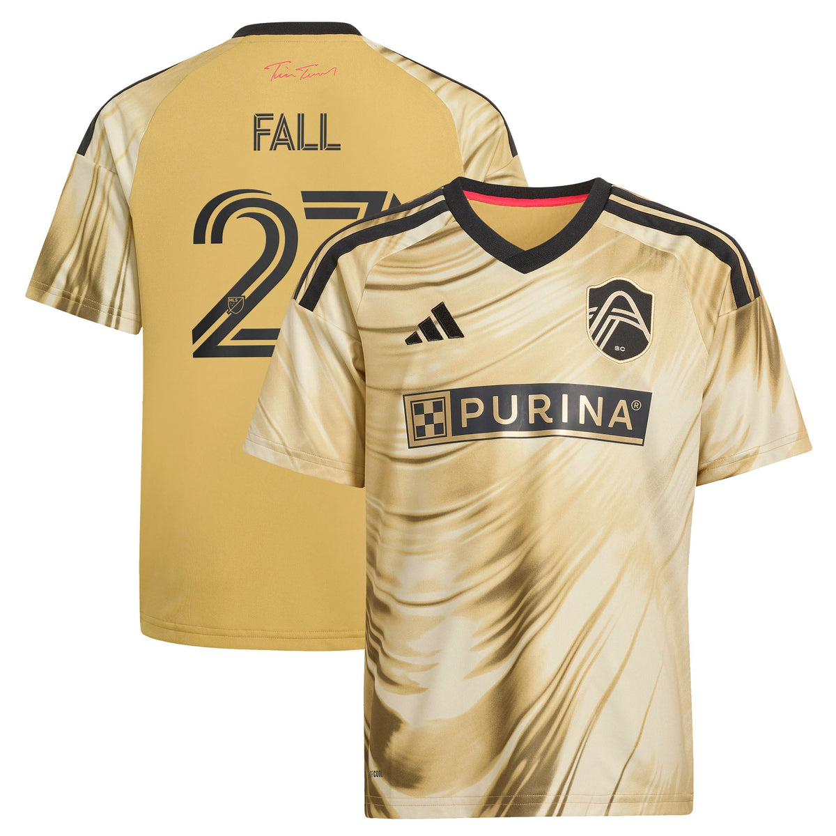 Youth St. Louis CITY SC Fallou Fall Yellow 2026 The Tina Turner Kit Replica Jersey