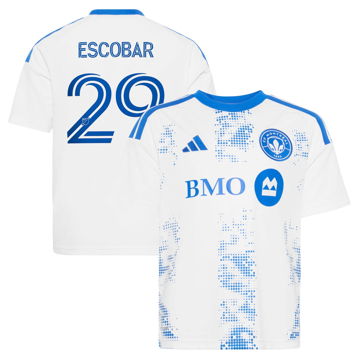 Youth CF Montreal Franco Escobar White 2026 The Procure Jersey Replica Jersey