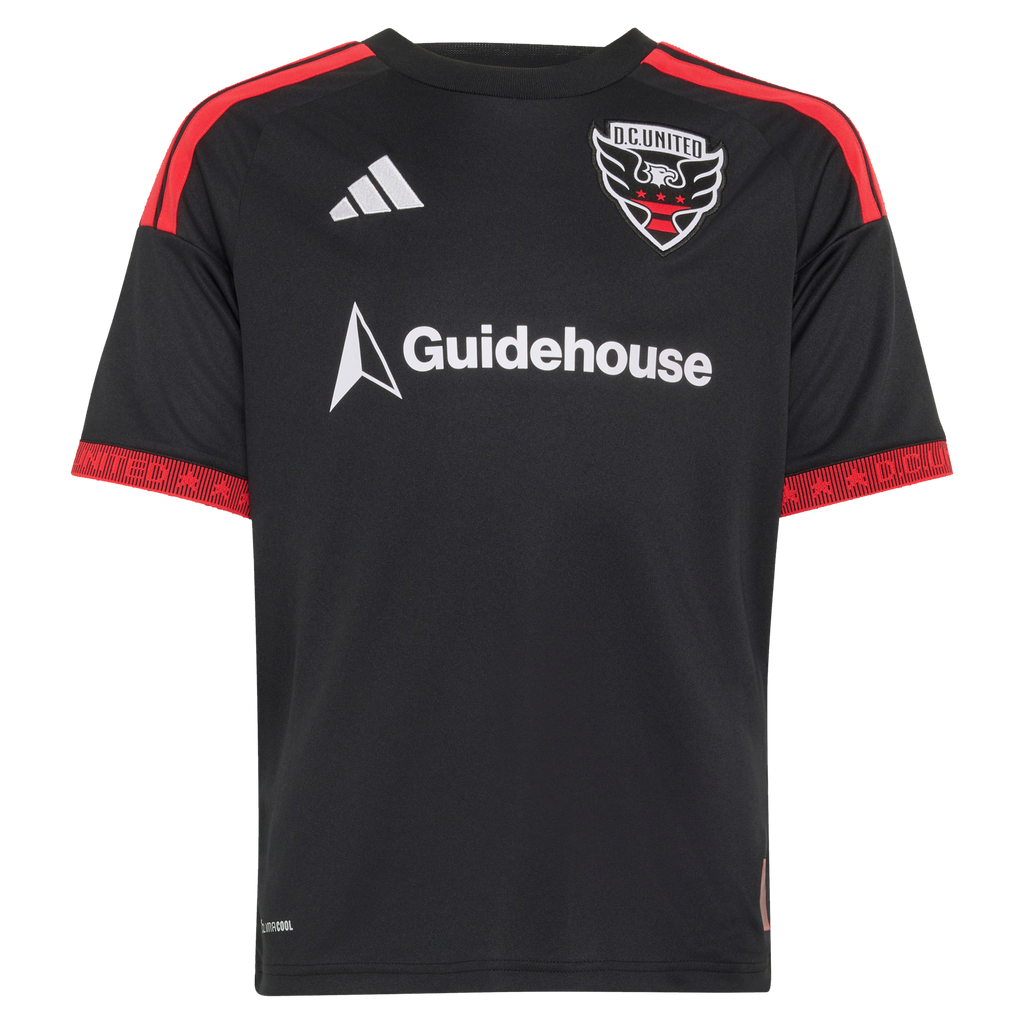 Youth D.C. United Gabriel Pirani Black 2026 Black-and-Red Kit Replica Jersey