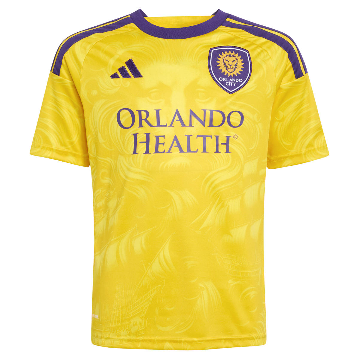 Youth Orlando City SC Gold 2026 Sunken Treasure Kit Replica Jersey