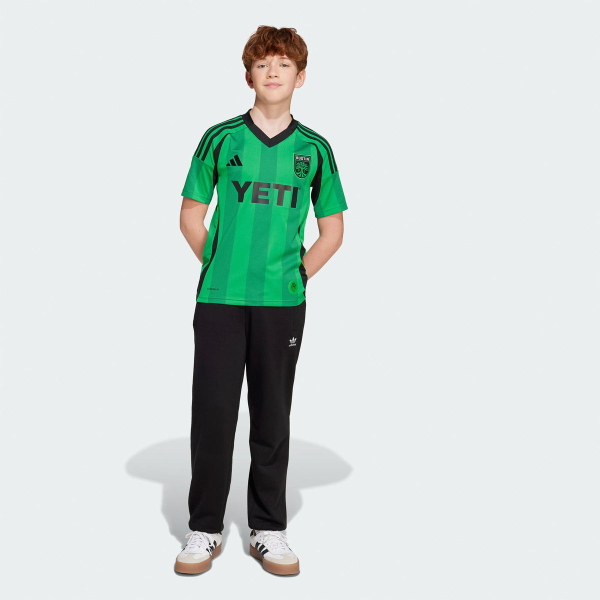 Youth Austin FC Green 2025 The Heartbeat Kit Replica Jersey