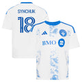 Youth CF Montreal Hennadii Synchuk White 2026 The Procure Jersey Replica Jersey