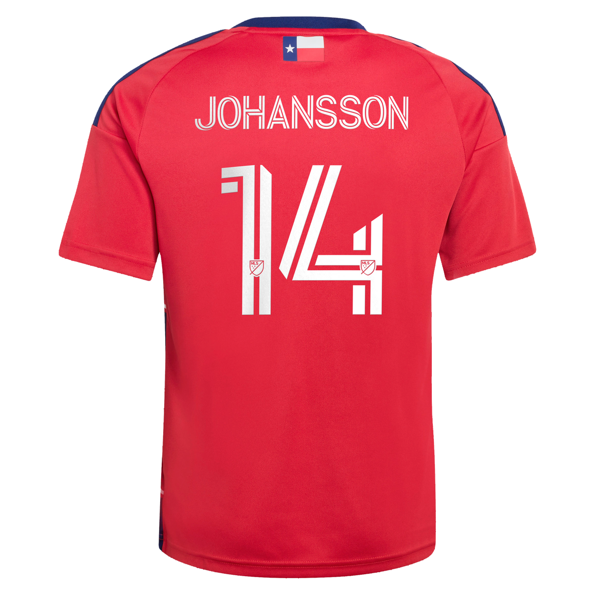 Youth FC Dallas Herman Johansson Red 2026 DNA Kit Replica Jersey