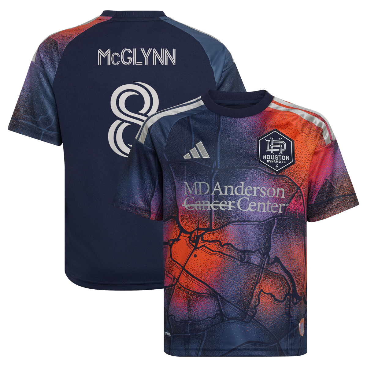 Youth Houston Dynamo FC Jack McGlynn Blue 2026 Mission Control Replica Jersey