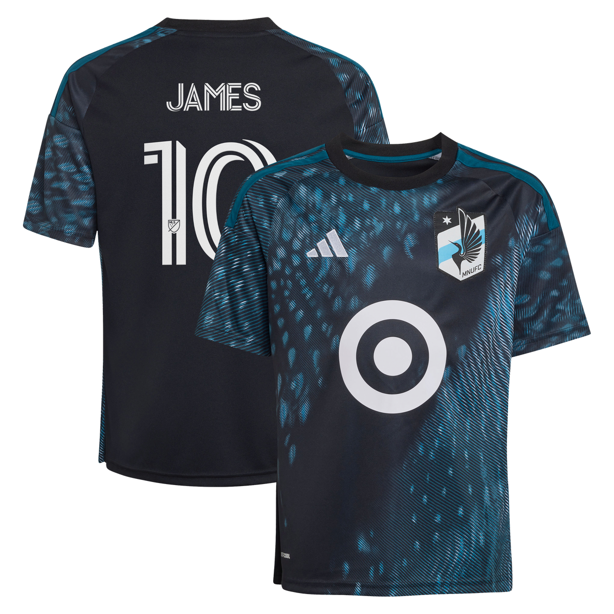 Youth Minnesota United FC James Rodriguez Black 2026 The Decade Kit Replica Jersey
