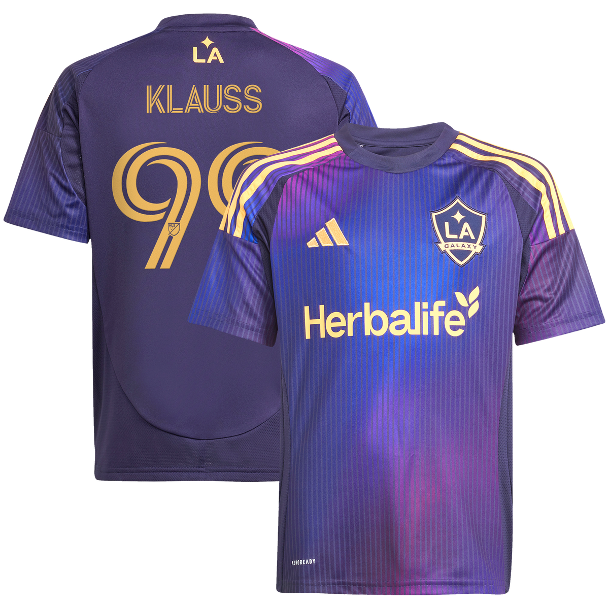 Youth LA Galaxy João Klauss Navy 2025 RIZON Replica Jersey